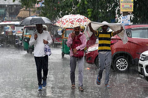 Rains in New Delhi